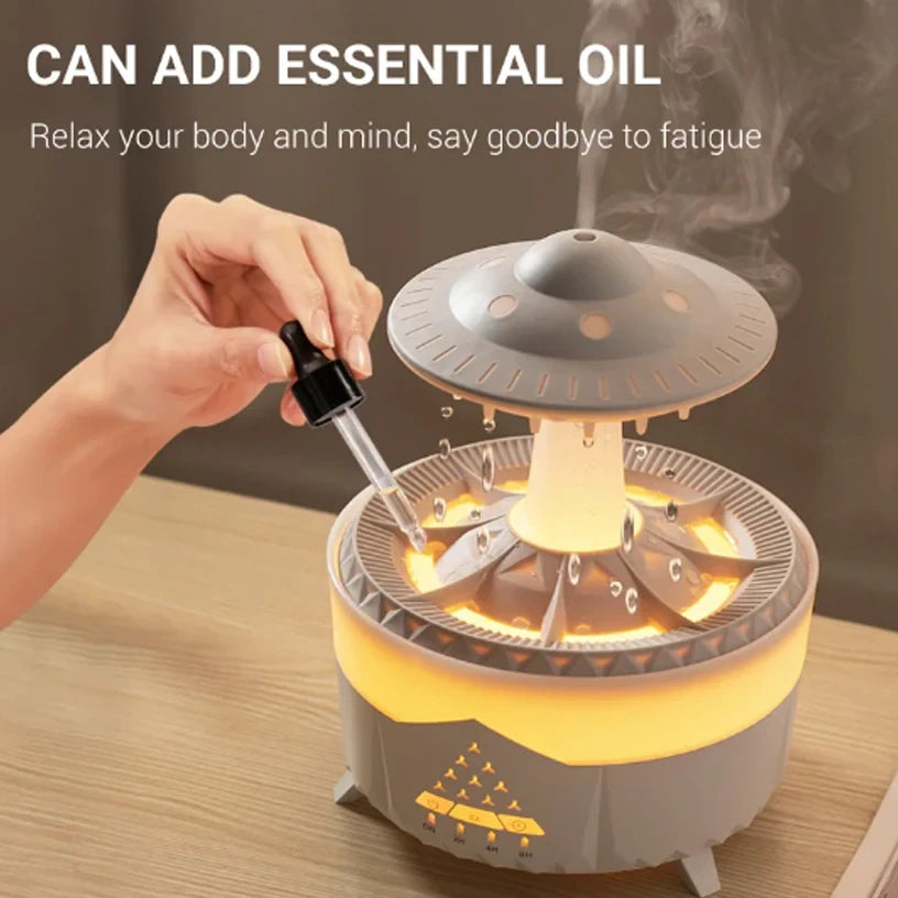 Raindrop Cloud Humidifier with Remote
