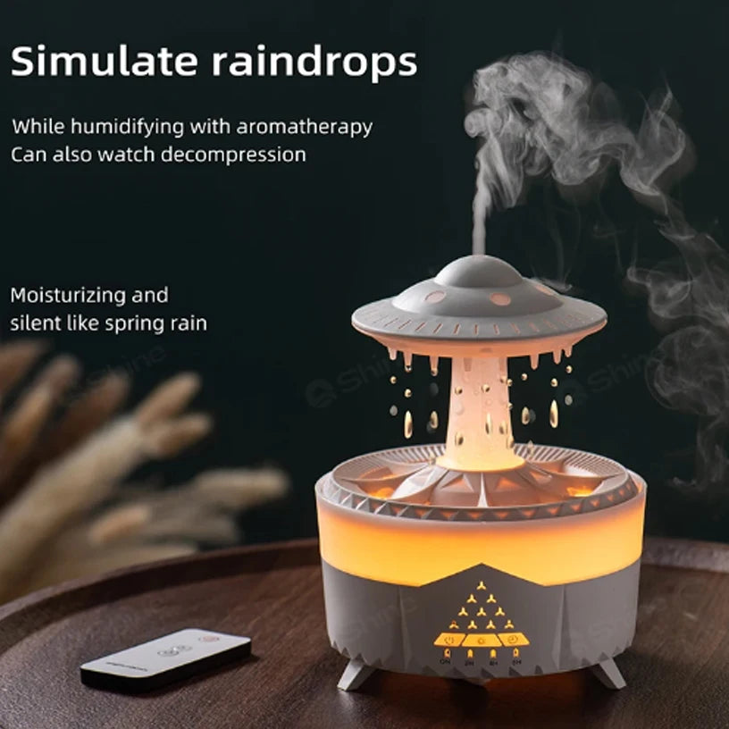 Raindrop Cloud Humidifier with Remote