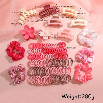 Blooming Bands: Vibrant Hair Accessory Set